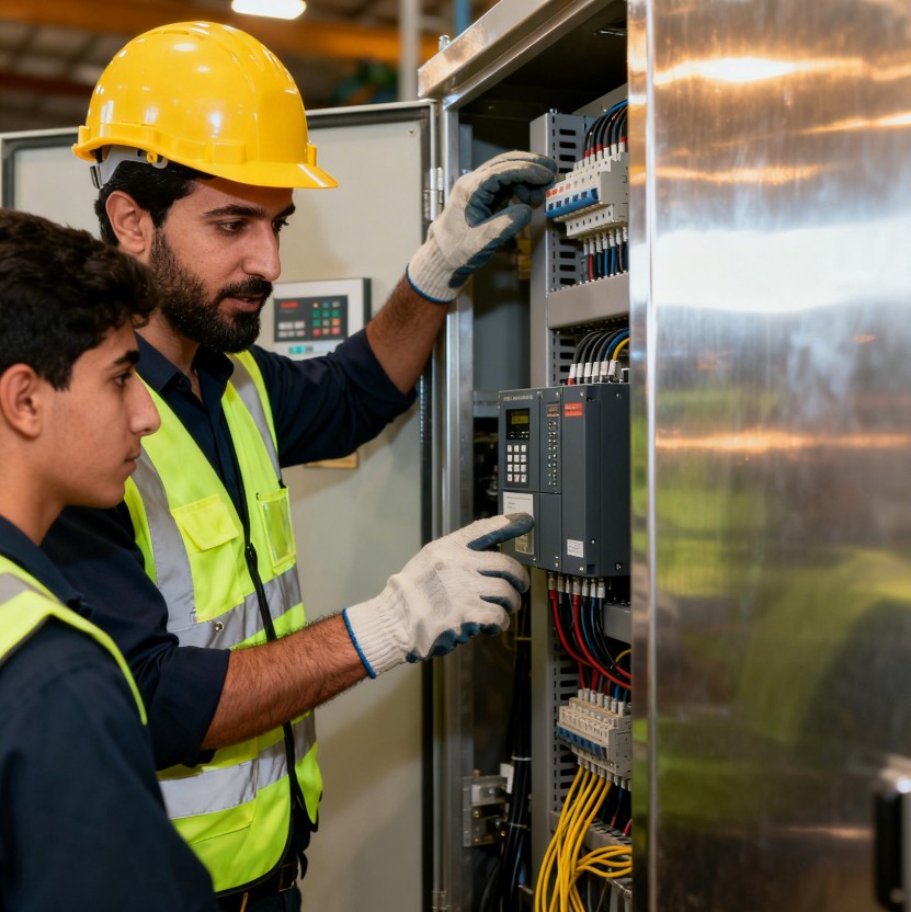 Learning from experienced engineer in Sina Can Company